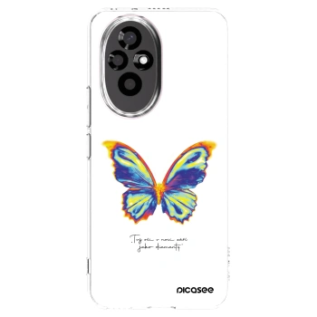Picasee silikonski prozorni ovitek za Honor 200 Pro 5G - Diamanty White