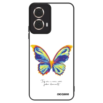 Ovitek za Motorola Moto G85 - Diamanty White
