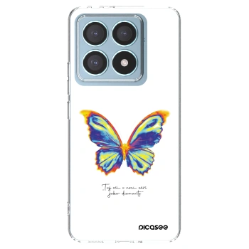 Picasee silikonski prozorni ovitek za Xiaomi 14T Pro - Diamanty White