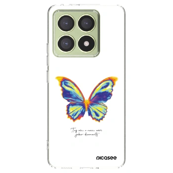 Picasee silikonski prozorni ovitek za Xiaomi 14T - Diamanty White