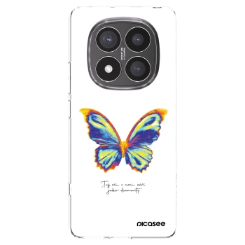 Picasee silikonski prozorni ovitek za Xiaomi Redmi Note 14 Pro+ 5G - Diamanty White