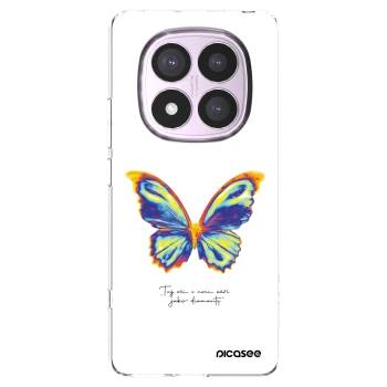 Picasee silikonski prozorni ovitek za Xiaomi Redmi Note 14 Pro 5G - Diamanty White