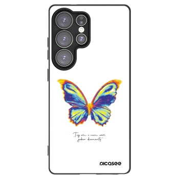 Picasee silikonski črni ovitek za Samsung Galaxy S25 Ultra 5G - Diamanty White