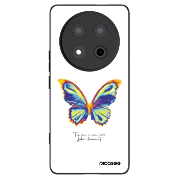 Picasee silikonski črni ovitek za Honor Magic7 Lite 5G - Diamanty White