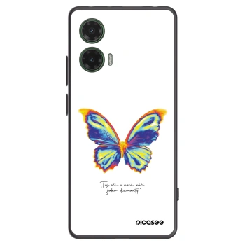 Picasee silikonski črni ovitek za Motorola Moto G35 5G - Diamanty White