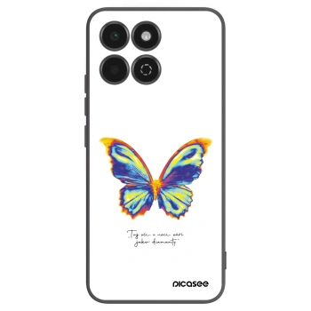 Picasee silikonski črni ovitek za Honor 200 Smart 5G - Diamanty White