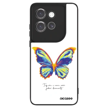 Ovitek za Motorola Edge 50 Neo - Diamanty White