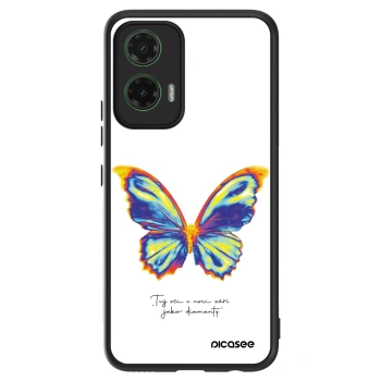 Ovitek za Motorola Moto G35 5G - Diamanty White