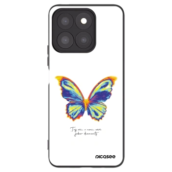 Picasee silikonski črni ovitek za Honor X8c - Diamanty White
