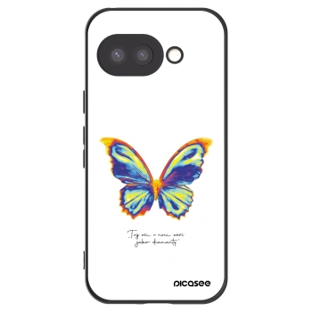 Picasee silikonski črni ovitek za Google Pixel 9a - Diamanty White
