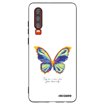 Picasee silikonski črni ovitek za Huawei P30 - Diamanty White
