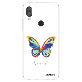 Picasee silikonski prozorni ovitek za Xiaomi Redmi 7 - Diamanty White