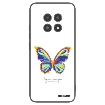 Picasee silikonski črni ovitek za Realme 12X - Diamanty White