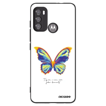 Picasee silikonski črni ovitek za Motorola Edge 60 5G - Diamanty White