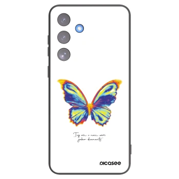Picasee silikonski črni ovitek za Samsung Galaxy S25 FE 5G - Diamanty White