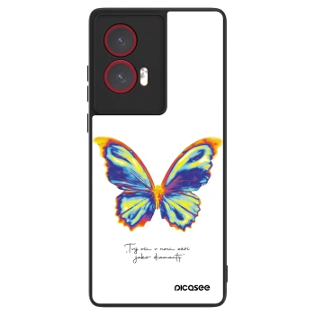 Ovitek za Motorola Edge 50 Fusion - Diamanty White