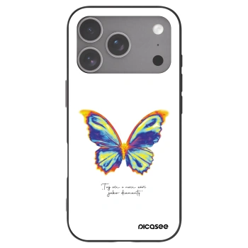 Picasee silikonski črni ovitek za Apple iPhone 18 Pro - Diamanty White