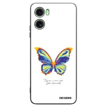 Picasee silikonski črni ovitek za Motorola Moto G06 - Diamanty White