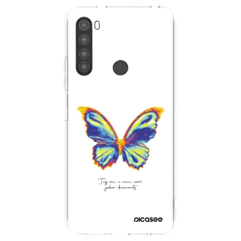 Picasee silikonski prozorni ovitek za Xiaomi Redmi Note 8 - Diamanty White