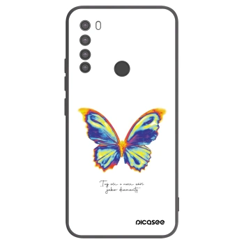 Picasee silikonski črni ovitek za Xiaomi Redmi Note 8 - Diamanty White