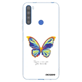 Picasee silikonski prozorni ovitek za Xiaomi Redmi Note 8T - Diamanty White