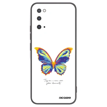 Picasee silikonski črni ovitek za Samsung Galaxy S20 G980F - Diamanty White