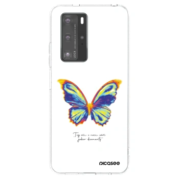 Ovitek za Huawei P40 Pro - Diamanty White