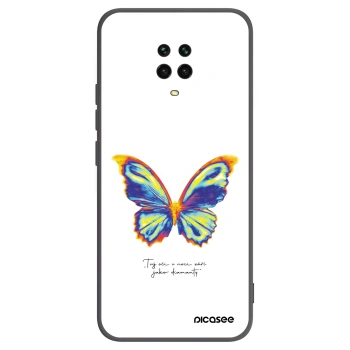 Picasee silikonski črni ovitek za Xiaomi Redmi Note 9S - Diamanty White