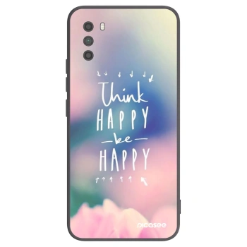 Picasee silikonski črni ovitek za Xiaomi Poco M3 - Think happy be happy