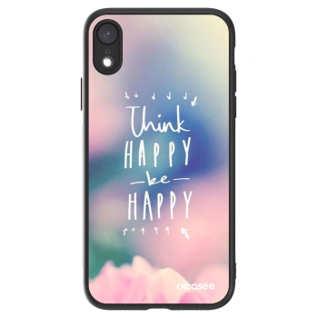 Picasee ULTIMATE CASE za Apple iPhone XR - Think happy be happy
