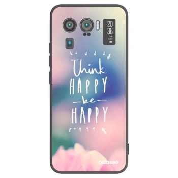 Picasee silikonski črni ovitek za Xiaomi Mi 11 Ultra - Think happy be happy