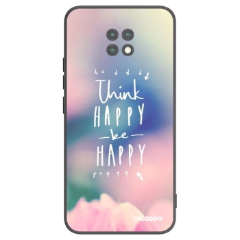 Picasee silikonski črni ovitek za Xiaomi Redmi Note 9T - Think happy be happy