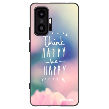 Picasee silikonski črni ovitek za Xiaomi 11T Pro - Think happy be happy