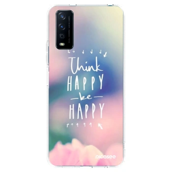 Picasee silikonski prozorni ovitek za Vivo Y11s - Think happy be happy