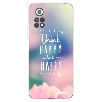 Picasee silikonski prozorni ovitek za Xiaomi Poco X4 Pro 5G - Think happy be happy