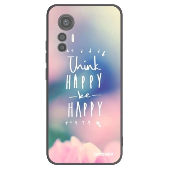 Picasee silikonski črni ovitek za Xiaomi 12 Lite - Think happy be happy