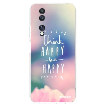 Picasee silikonski prozorni ovitek za Honor 70 - Think happy be happy