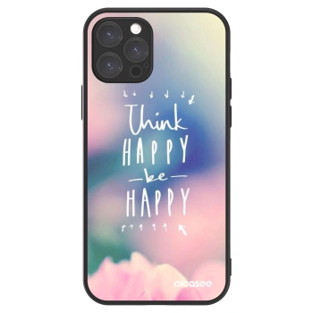 Picasee ULTIMATE CASE MagSafe za Apple iPhone 12 Pro - Think happy be happy