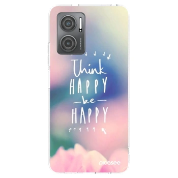 Picasee silikonski prozorni ovitek za Xiaomi Redmi 10 5G - Think happy be happy