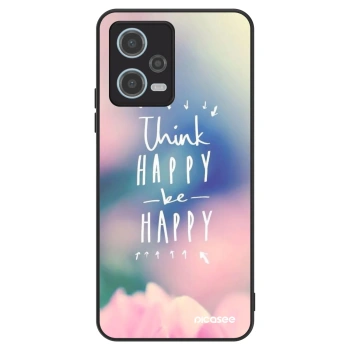 Ovitek za Xiaomi Redmi Note 12 5G - Think happy be happy
