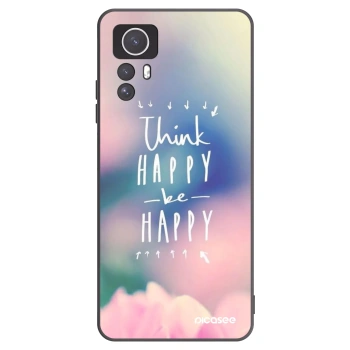 Picasee silikonski črni ovitek za Xiaomi Redmi Note 12S - Think happy be happy