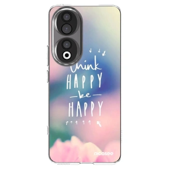Picasee silikonski prozorni ovitek za Honor 90 5G - Think happy be happy