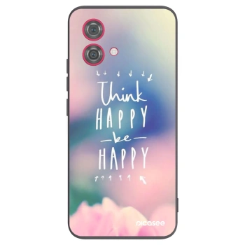 Ovitek za Motorola Moto G84 5G - Think happy be happy