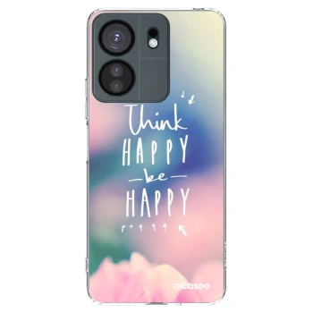 Picasee silikonski prozorni ovitek za Xiaomi Redmi 13C 4G - Think happy be happy
