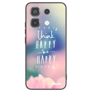 Picasee silikonski črni ovitek za Xiaomi Poco X6 - Think happy be happy
