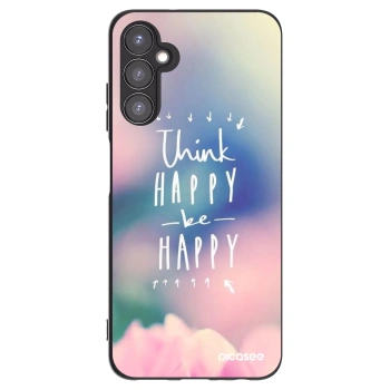Picasee silikonski črni ovitek za Samsung Galaxy A05s A057G - Think happy be happy