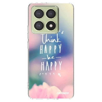 Picasee silikonski prozorni ovitek za Xiaomi 14T - Think happy be happy