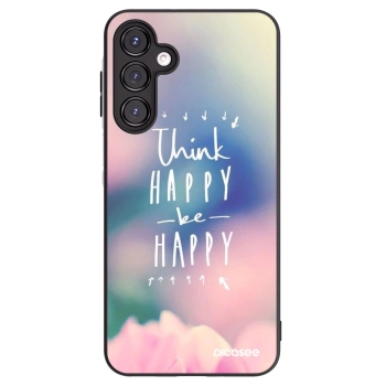 Picasee silikonski črni ovitek za Samsung Galaxy A16 5G - Think happy be happy