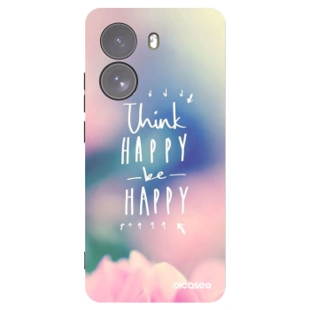 Picasee silikonski črni ovitek za Xiaomi Poco X7 - Think happy be happy