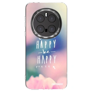 Picasee silikonski prozorni ovitek za Honor Magic7 Pro 5G - Think happy be happy